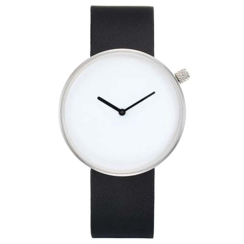 BK101 Fashion Men'S and Women'S Quartz Watch Cobblestone Simple round Watch