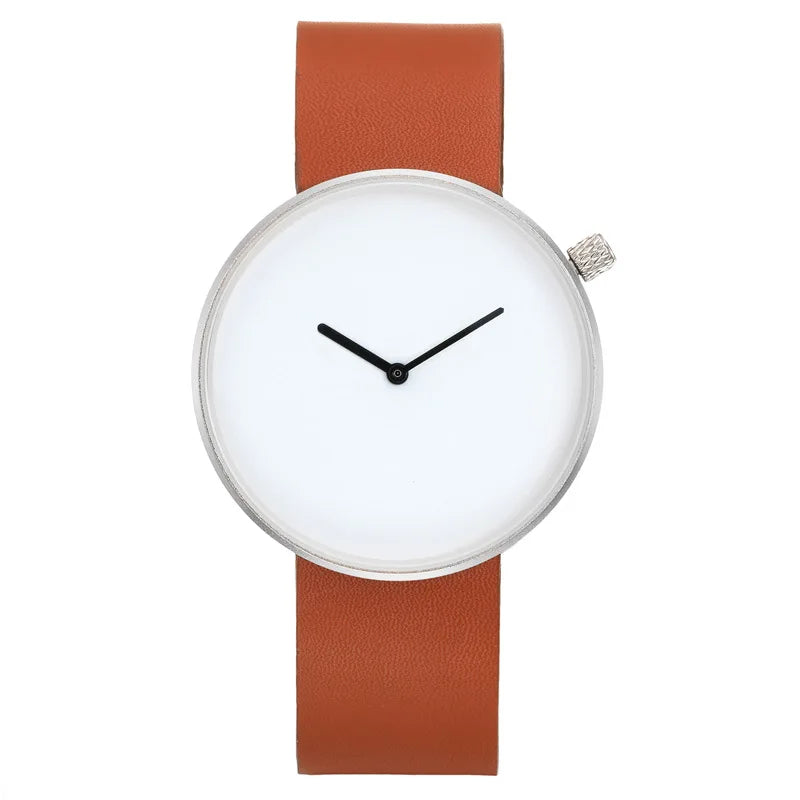 BK101 Fashion Men'S and Women'S Quartz Watch Cobblestone Simple round Watch